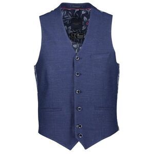 Guide London Mens Stab Stitch Vest / Navy